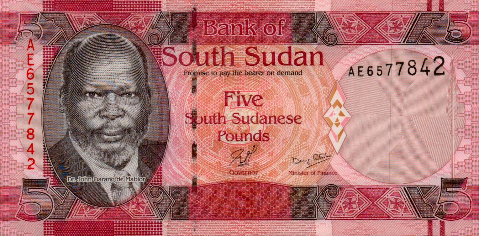 SOUTH SUDAN 1 5 10 Pounds SET 3 PCS 2011 P-5 6 7 UNC Uncirculated 