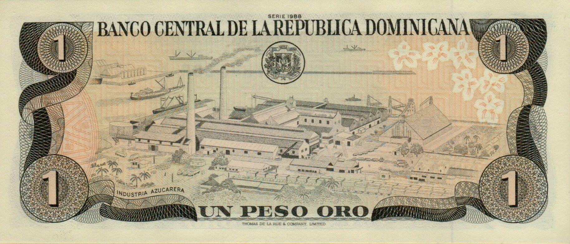 Dominican Republic 1 1988 UNC P-126/c - Image 2